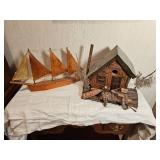 Primitive Décor Models ~ Cabin & Boat