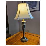 Chic Bronze Art Décor Candlestick Table Lamp