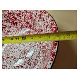 16 Inch Spatterware Enamel Bowl