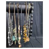 Selection of Vintage Necklaces - Assorted Styles and Colors - display not included