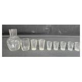 Miscellaneous Wine Carafe Set with 8 Glasses - Perfect for Entertaining