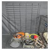 Doskocil Dog Crate with Various Leashes and Harnesses