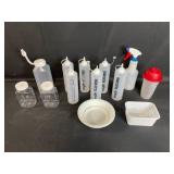 Collection of Food Prep and Serving Bottles and Containers