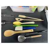 Assorted Kitchen Utensils, Measuring Tools, and Storage Containers Lot