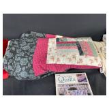 Lot of Quilts and Throws with Cozy Cottage Quilts Magazine