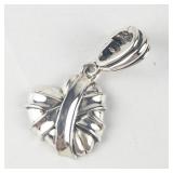 Carolyn Pollack Roderick Tenorio Wrapped Heart sterling silver Enhancer.