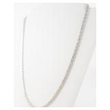 Woven Swirl Link 14K Gold Filled Chain Necklace.