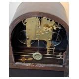 Vintage Mahogany Gilbert Mantle Clock