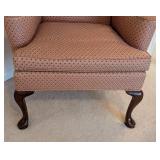 Vintage Dusty Pink Upholstered Armchair