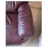 Burgundy Leather Recliner