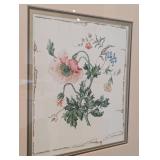 Gold Framed Floral Print