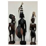 Vintage African Hand Crafted Unique Figurines