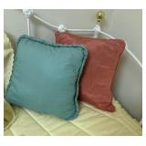 Daybed Bedding Including Comforter, Sham, Mixed Throw Pillows, Bolster Bed Throw Pillow and Bed Skirt