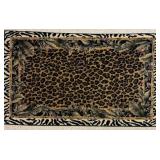 Gorgeous Accent Rug "Jungle Safari" from JC Penny