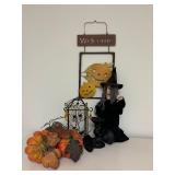 Halloween Decor! Witch, Pumpkins, Signs and More