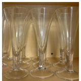 Beautiful Glassware Including Lowballs, Pilsners and Wine Glasses