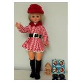 Vintage Carolina Doll Talks and Sings (Accessories) by Sebino La Bambola Italian Nel Mondo