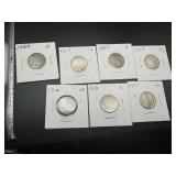 BUFFALO NICKELS, INCL 1916, 1919, 1920, 1923-1925 & 1927 (7 coins)