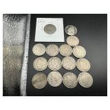 MIXED NICKELS-15 COINS TOTAL