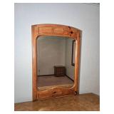 Basset Furniture Oak Six Drawer Desser & Mirror