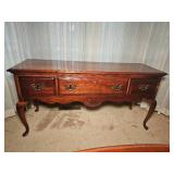 American Contemporary Cherry Queen Anne Consol Sideboard from American Drew