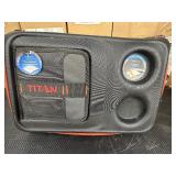 New Titan 50-Can Collapsible Cooler Black & Red