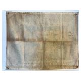 Vintage 1924 VEEDOL Oil Cloth Advertising Banner