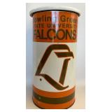 Vintage BOWLING GREEN State University FALCONS can w/ Lid