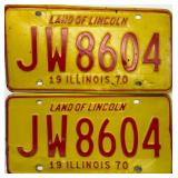 Midwest License Plate Lot - Includes 18 Plates