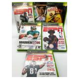 6 XBOX Games & 1 Bonus Empty Case