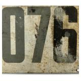 1915 OHIO License Plate