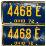 OHIO License Plate Lot - Includes set of HISTORICAL Plates and More