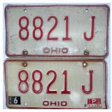 OHIO License Plate Lot