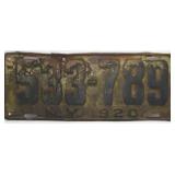 5 License Plates from NY/NJ/Delaware