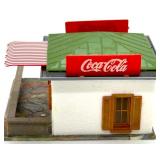 "HO" Scale Train Buildings Includes Howard Johnsons, Coca Cola Kiosk and More