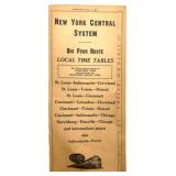 Terrific Train Lot Includes Professional Framed 1913 NY Central & Hudson River RR Co. Stock Certificate & More