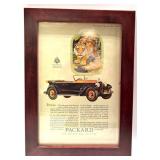 Packard Lot Includes Packard Emblem, Framed Ads, New T-Shirt, Magazines & More