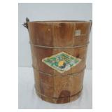 Vintage White Mountain ice Cream Bucket