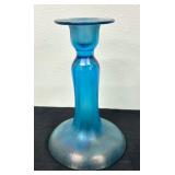 Vintage US Glass No. 151 Harding Blue Candle Holders