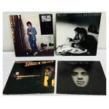 4 Billy Joel Records including Billy Joel Songs in the Attic Record LP