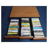 Cassette case with cassettes