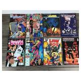 Lot of 8 Comic Books - Astronauts in Trouble - The Maze Agency - Pun X - Whisper - Ultimate Adventures - Law - Solar - Beautiful Killer