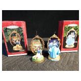 1998 Hallmark Snow White and 1997 Cinderella ornaments