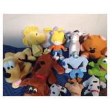 lot of Pound Puppies and other collectable plush characters