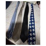 Four High Profile Brand Neckties ( Wemlon by Wembley; RM/Sport; Stanford Executive and another RM/Sport Neckties)