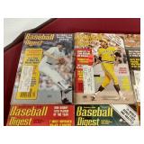 (12) Vintage Baseball Digest Magazines - Nolan Ryan Cover, Etc