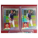 (3) Mookie Betts Refractor Cards