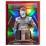 2022 Panini Jimmie Johnson Dual Race-Used Relic Card