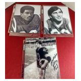 (3) Football Autographed Photos - Old School Players