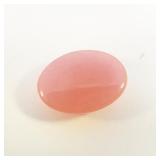 OPAL - 3.07ct. Dyed Pink Oval cabochon cut